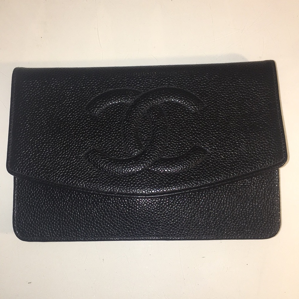 Chanel WOC Black Caviar Wallet on Chain